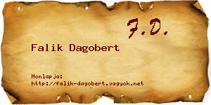 Falik Dagobert névjegykártya